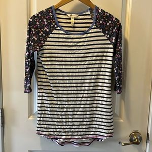 Matilda Jane baseball style women’s shirt size small